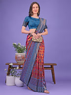 Shree Shyam Fashion Radiant Lichi Silk Saree - A Touch of Royalty in Every Thread
