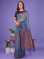 Shree Shyam Fashion Radiant Lichi Silk Saree - A Touch of Royalty in Every Thread