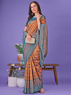 Shree Shyam Fashion Radiant Lichi Silk Saree - A Touch of Royalty in Every Thread