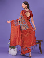 Shree Shyam Fashion Radiant Lichi Silk Saree - A Touch of Royalty in Every Thread