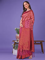 Shree Shyam Fashion Radiant Lichi Silk Saree - A Touch of Royalty in Every Thread