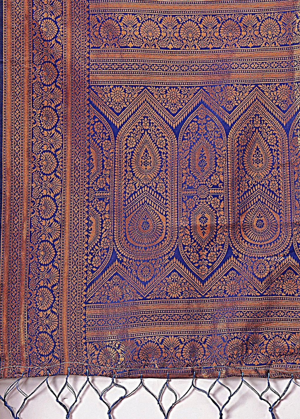 Shree Shyam Fashion Majestic Red & Sky Blue Silk Saree with Rich Woven Pallu - A Regal Touch for Special Moments