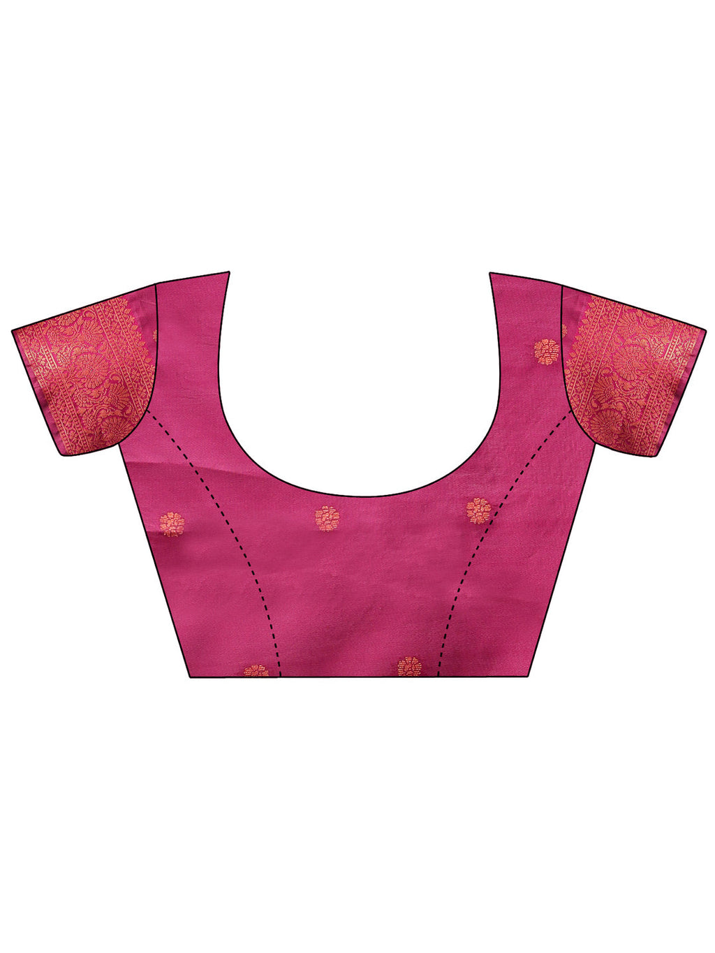 Shree Shyam Fashion Majestic Red & Light Pink Silk Saree with Rich Woven Pallu - A Regal Touch for Special Moments