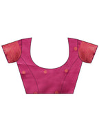 Shree Shyam Fashion Majestic Red & Light Pink Silk Saree with Rich Woven Pallu - A Regal Touch for Special Moments