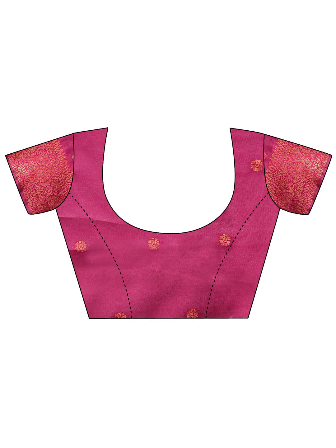 Shree Shyam Fashion Majestic Red & Light Pink Silk Saree with Rich Woven Pallu - A Regal Touch for Special Moments