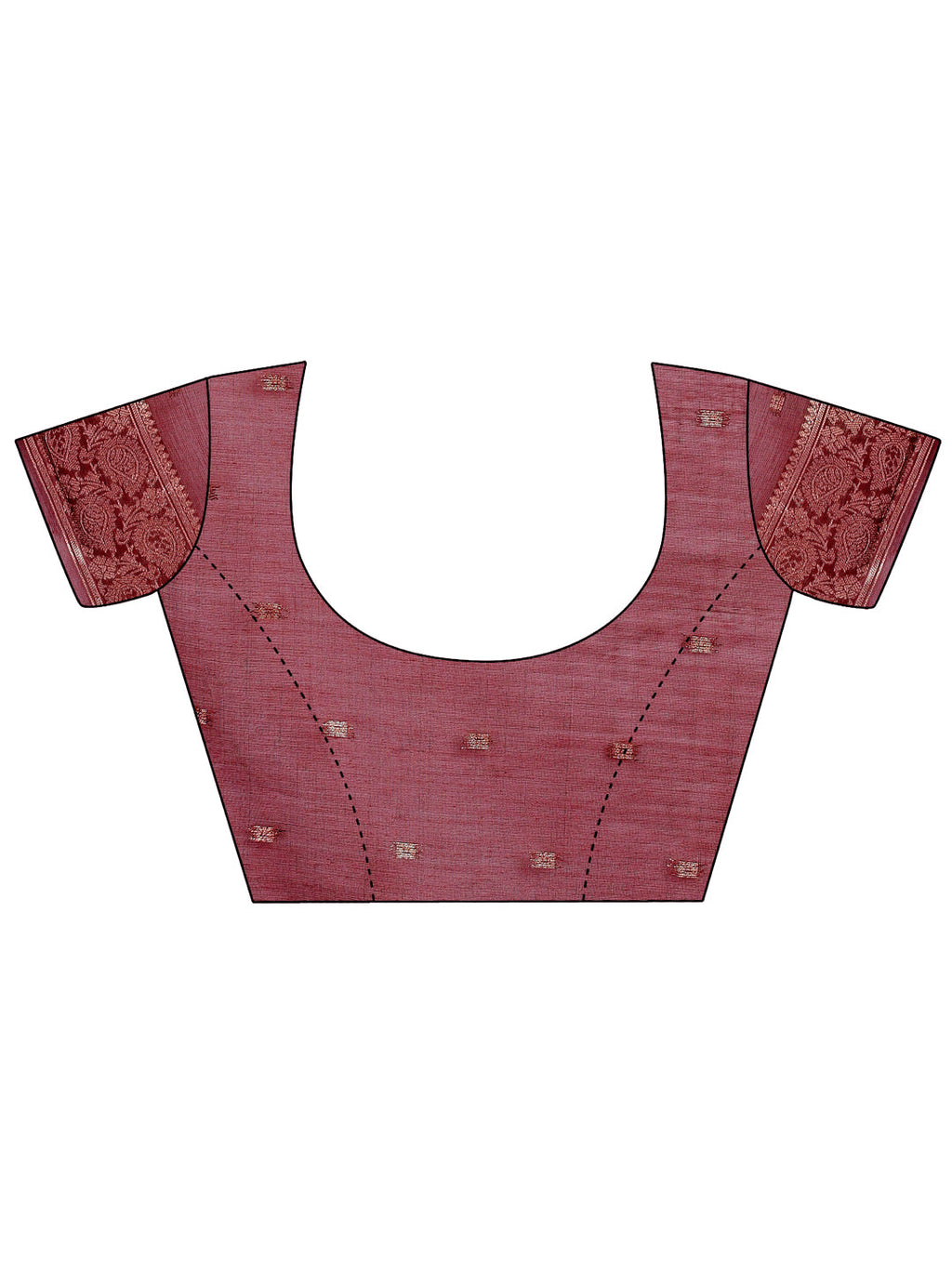 Shree Shyam Fashion Elegant Maroon Floral Lichi Silk Saree with Zari Weaving and Rich Pallu - Wedding & Festive Wear Saree