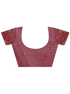Shree Shyam Fashion Elegant Maroon Floral Lichi Silk Saree with Zari Weaving and Rich Pallu - Wedding & Festive Wear Saree