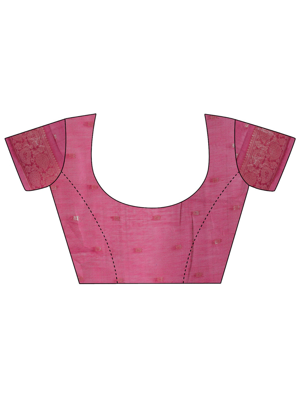 Shree Shyam Fashion Elegant Pink Floral Lichi Silk Saree with Zari Weaving and Rich Pallu - Wedding & Festive Wear Saree