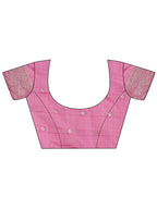 Shree Shyam Fashion Grace in Every Thread: Pink Patola Linen Cotton Saree Woven with Cultural Elegance