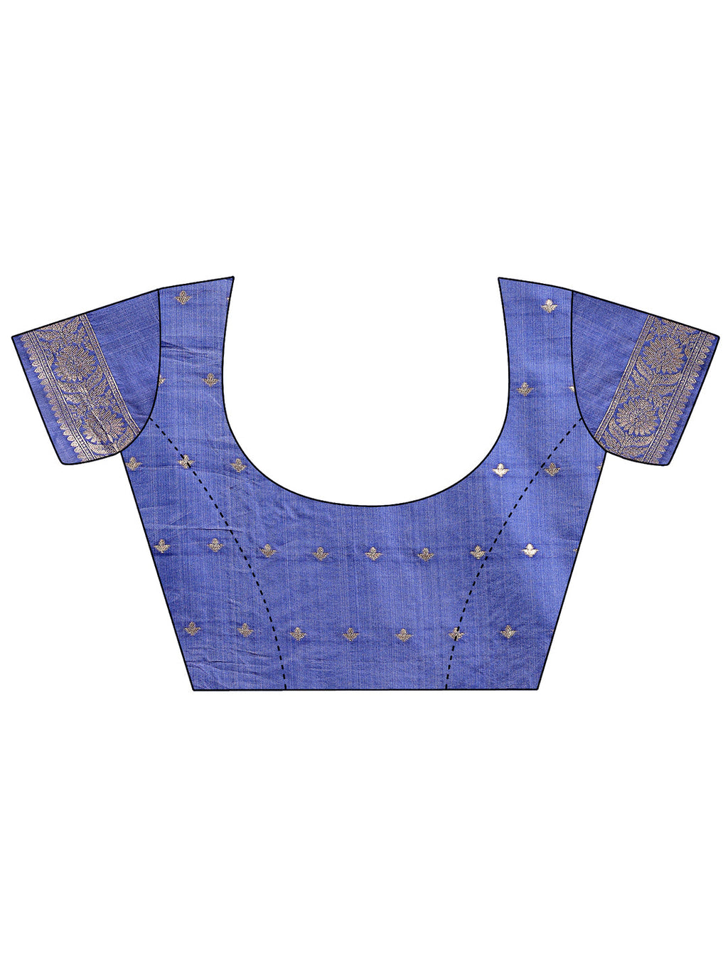Shree Shyam Fashion Blue Linen Saree with Rich Woven Zari Work - Elegant Ethnic Saree for Festive & Office Wear