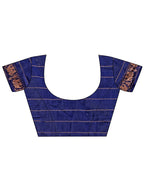 Shree Shyam Fashion Fiery Navy Blue Banarasi Silk Saree with Gold Zari and Colorful Pallu - Perfect for Bridal,Wedding & Festive Glamour