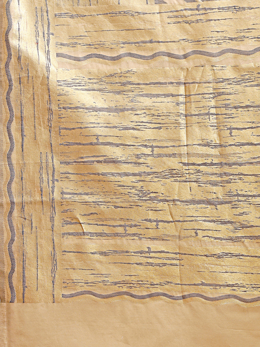 Shree Shyam Fashion Cream Cotton Woven Zari Work Traditional Tassel Saree