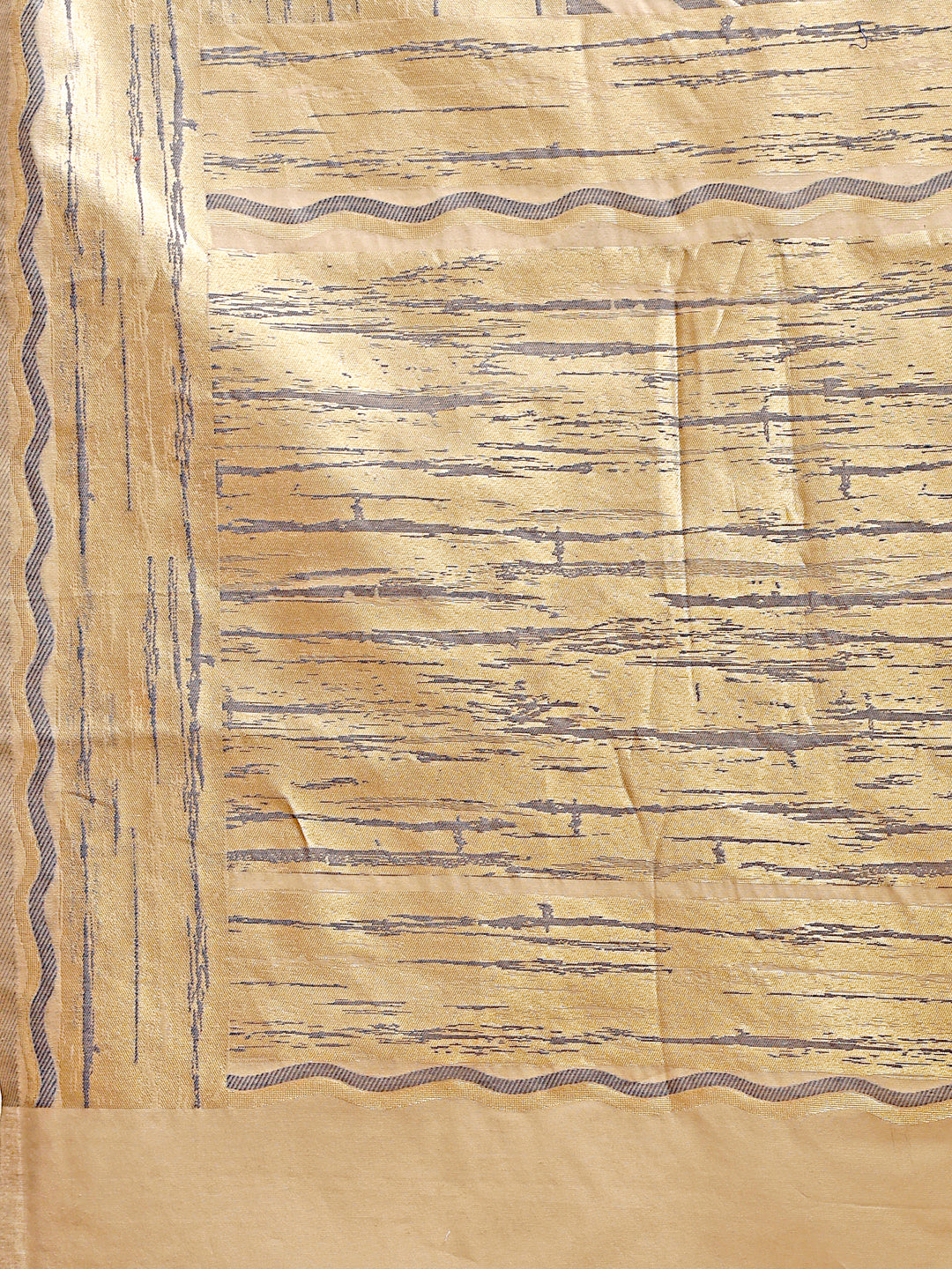 Shree Shyam Fashion Cream Cotton Woven Zari Work Traditional Tassel Saree