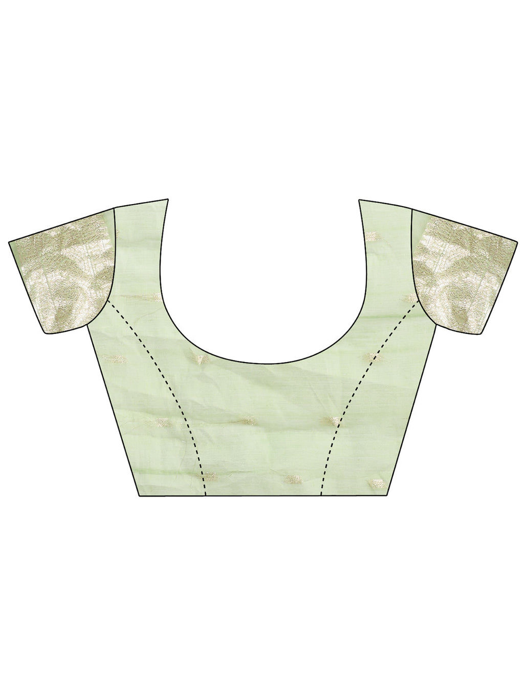 Shree Shyam Fashion Light Green Linen Cotton Saree - Elegant Simplicity for Everyday Grace