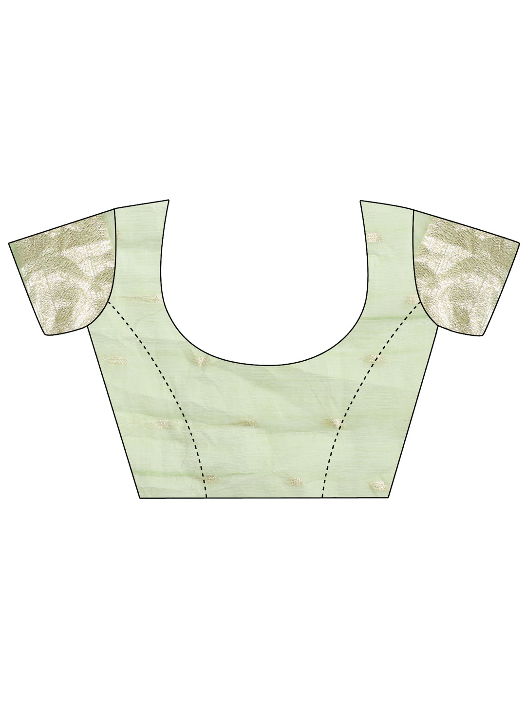 Shree Shyam Fashion Light Green Linen Cotton Saree - Elegant Simplicity for Everyday Grace
