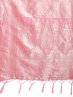 Shree Shyam Fashion Pink Linen Cotton Saree - Elegant Simplicity for Everyday Grace