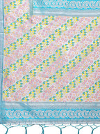 Shree Shyam Fashion Radiant Yellow Silk Saree with Pink & Blue Floral Pattern - Perfect for Weddings & Festive Glamour