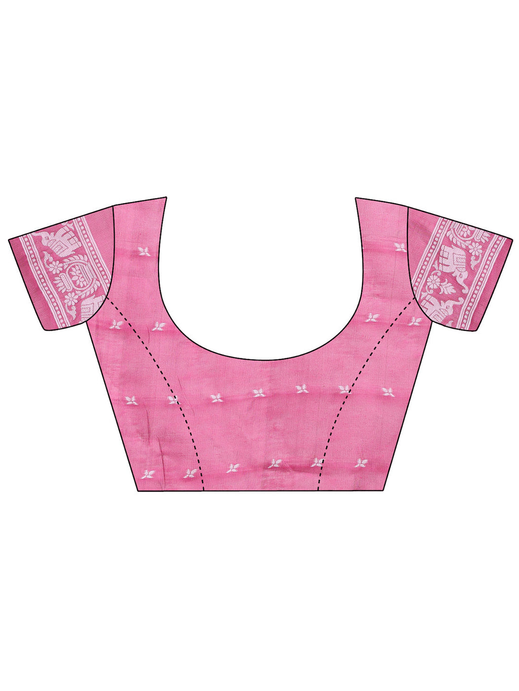 Shree Shyam Fashion Graceful Pink Printed Saree - A Symphony of Culture and Feminine Charm