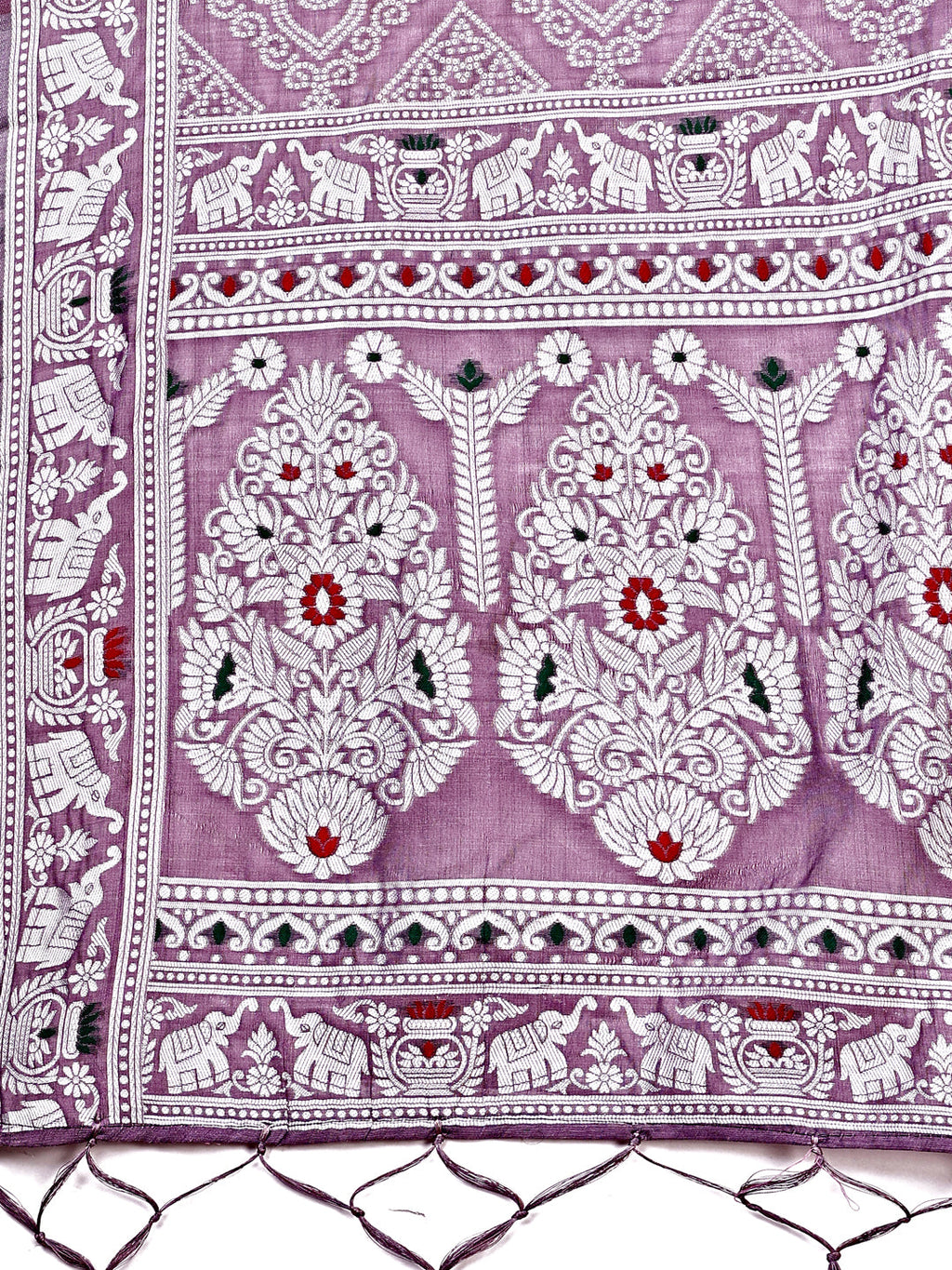 Shree Shyam Fashion Graceful Purple Printed Saree - A Symphony of Culture and Feminine Charm
