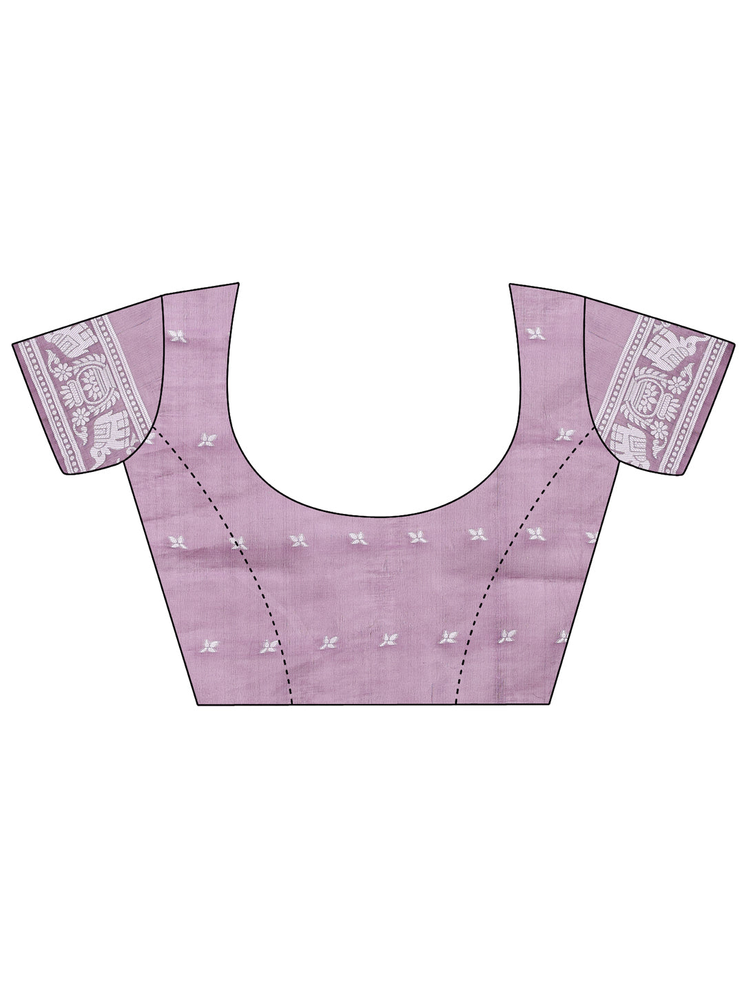 Shree Shyam Fashion Graceful Purple Printed Saree - A Symphony of Culture and Feminine Charm