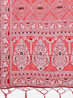 Shree Shyam Fashion Graceful Peach Printed Saree - A Symphony of Culture and Feminine Charm