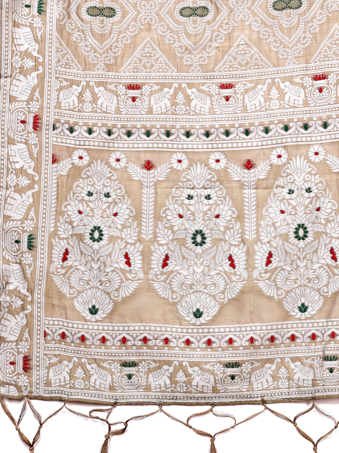 Shree Shyam Fashion Graceful Brown Printed Saree - A Symphony of Culture and Feminine Charm