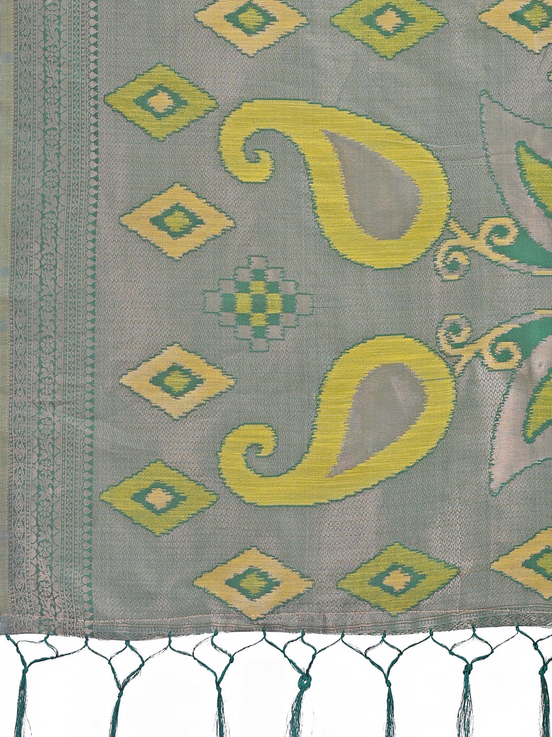 Shree Shyam Fashion Stylish Yellow Linen Cotton Saree with Woven Design - Lightweight Elegance for Everyday Grace