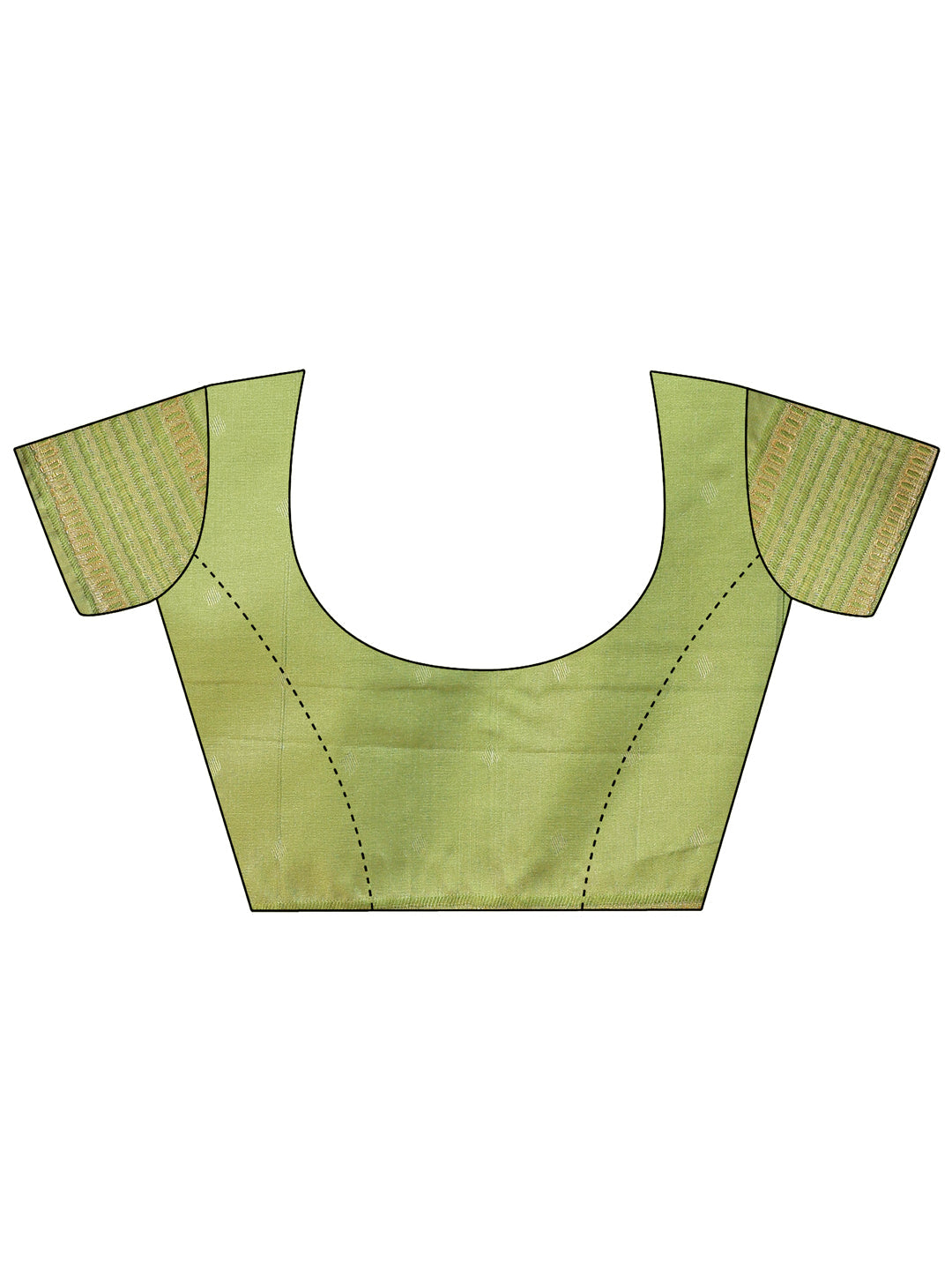 Shree Shyam Fashion Light Green Banarasi silk Woven Zari Work Traditional Tassel Saree