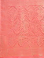 Shree Shyam Fashion Yellow & Red Banarasi silk Woven Zari Work Traditional Tassel Saree