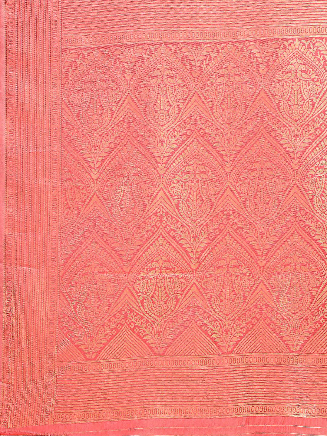 Shree Shyam Fashion Yellow & Red Banarasi silk Woven Zari Work Traditional Tassel Saree