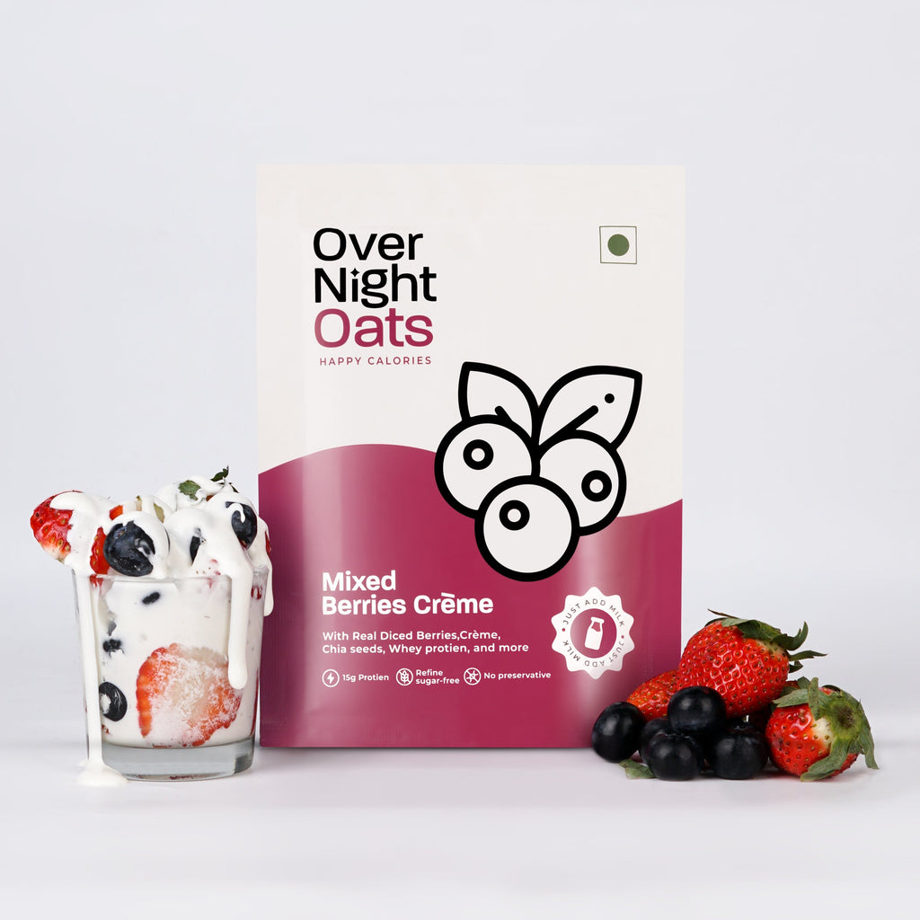 OverNightOats Mixed Berries Creme - Distacart
