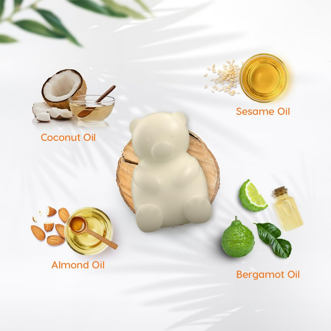 ShuShu Babies Cuddly Bear Natural Baby Soap (under 0-3 Years Baby) - Distacart