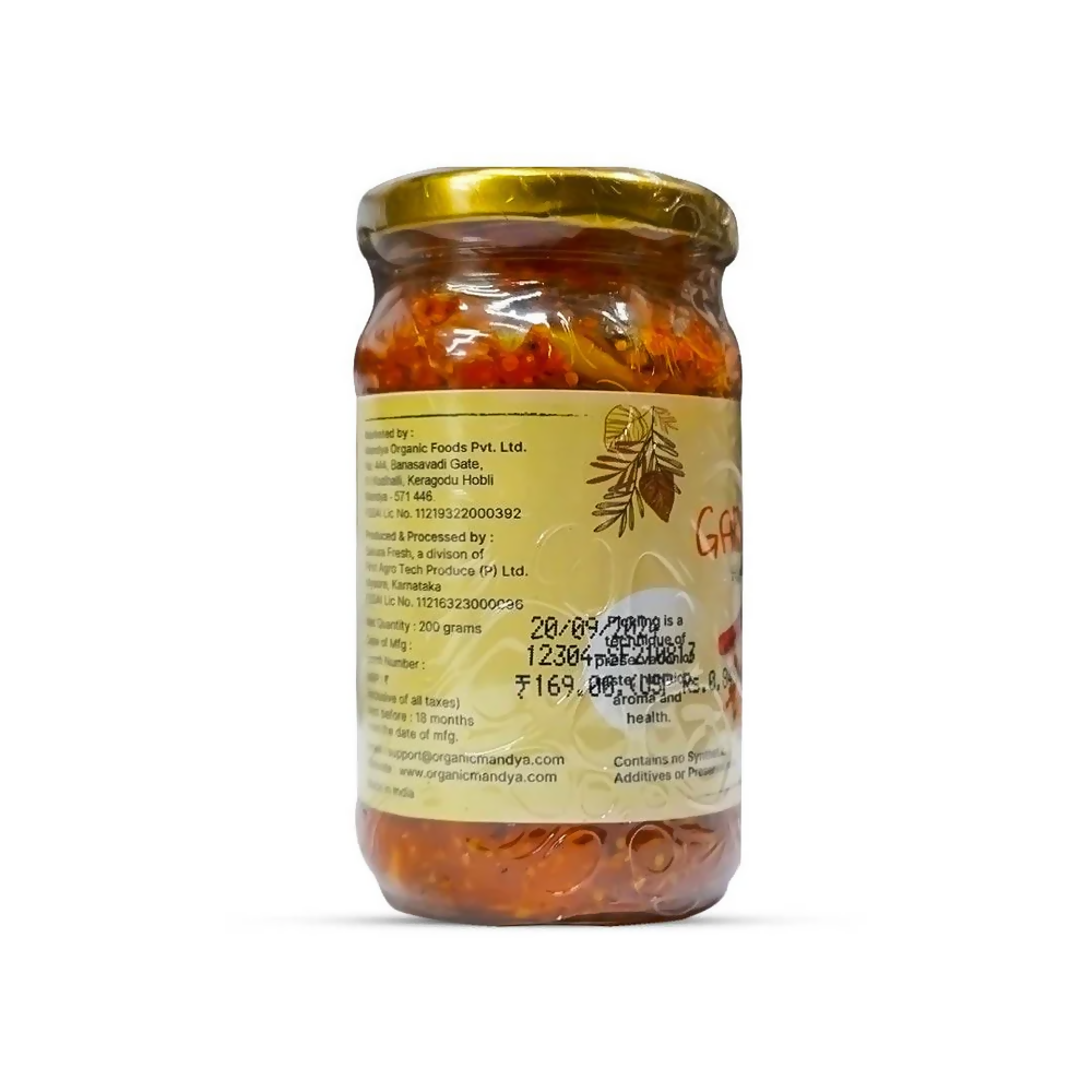 Organic Mandya Garlic Pickle