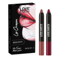 Love Earth Lip Crayon Non-Transfer Lipstick - Brights