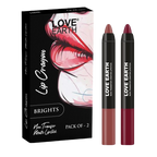 Love Earth Lip Crayon Non-Transfer Lipstick - Brights