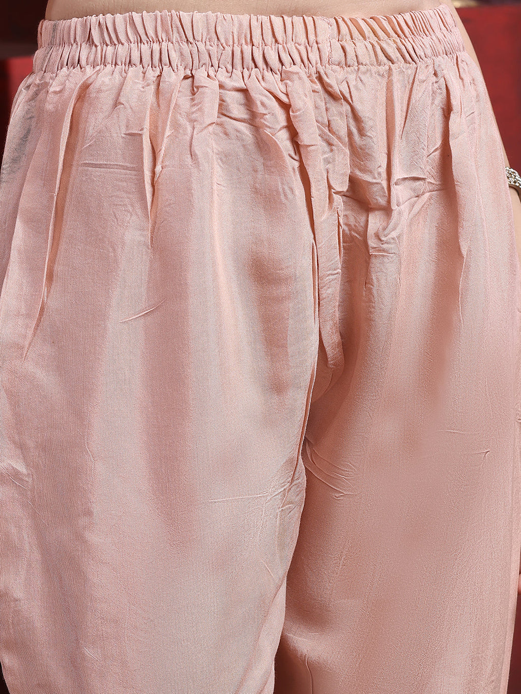 Hand & Pacement Floral Embroidered Kurta With Pant & Embroidered Dupatta, Pink - Hiral Fashion - Distacart