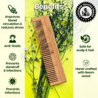 The Natural Wash Neem Wood Comb