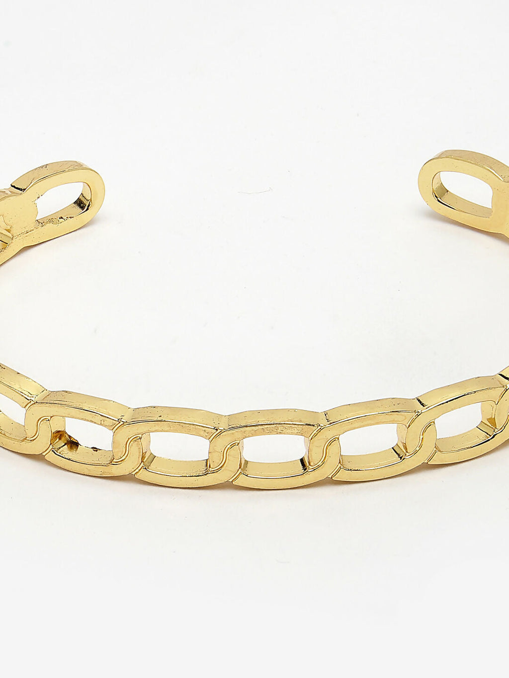 NVR Men's Gold-Plated Metal Cuff Bracelet - Distacart