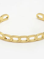 NVR Men's Gold-Plated Metal Cuff Bracelet - Distacart
