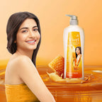Vivel Moisturizing Body Wash Glycerin & Honey Pump Bottle Shower Gel for Soft Glowing Skin