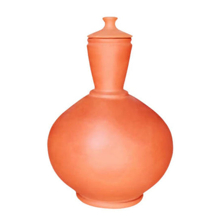 Tamas Handmade & Eco-Friendly Earthen Surahi With Clay Lid