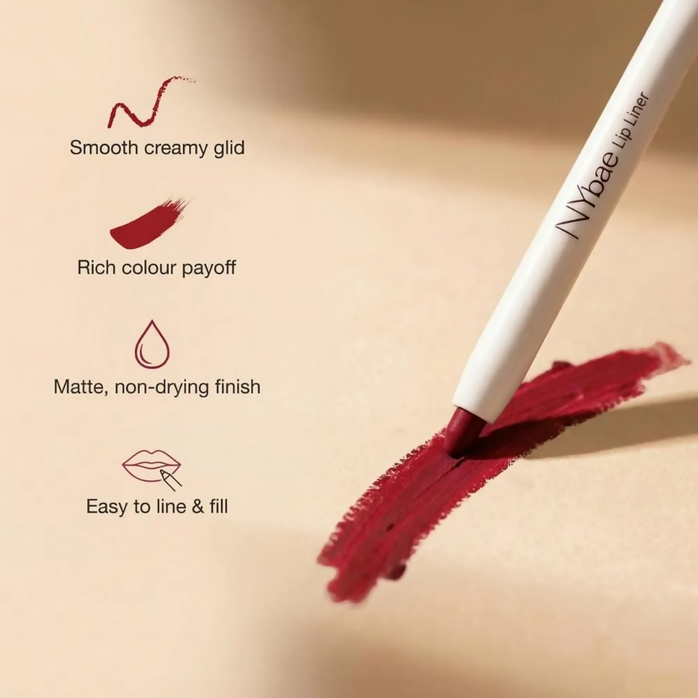 NY Bae 2-in-1 Lip Liner & Lip Colour - Kashmiri Mirch - Distacart