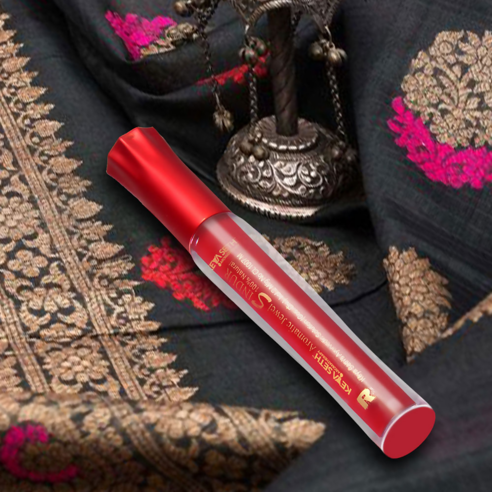 Keya Seth Aromatherapy 100% Natural Liquid Sindoor - Red - Distacart