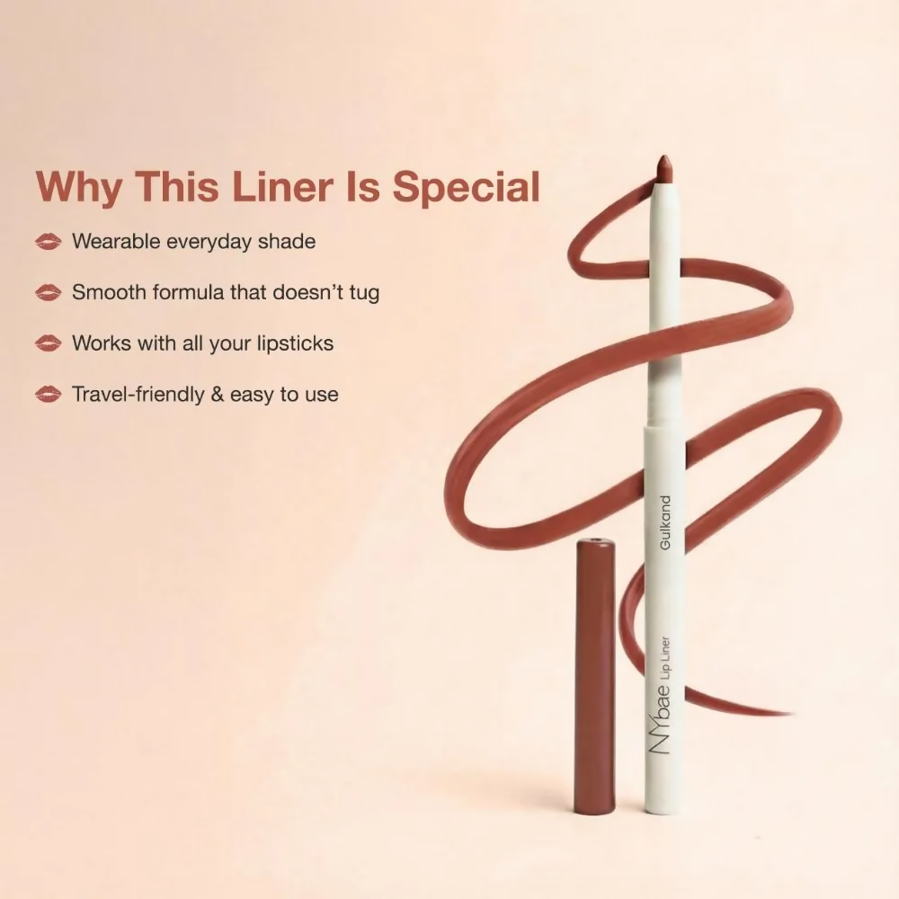 NY Bae 2-in-1 Lip Liner & Lip Colour - Gulkand - Distacart