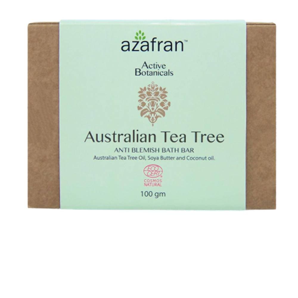 Azafran Active Botanicals Australian Tea Tree Anti-Blemish Bath Bar
