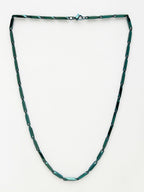 NVR Men's Green Rhodium-Plated Stainless Steel Chain