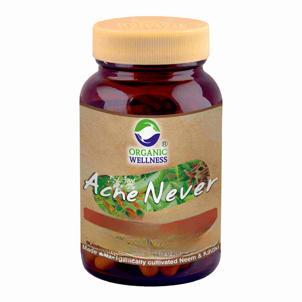 Organic Wellness Acne-Never capsules - Distacart
