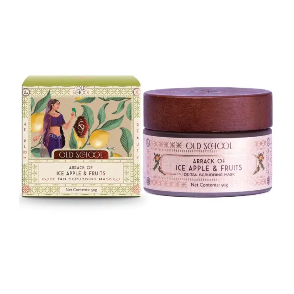 Old School Rituals Ice Apple & Fruit De-Tan Scrubbing Mask