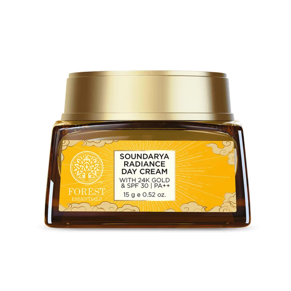Forest Essentials Soundarya Radiance Cream With 24K Gold & SPF30 - Distacart