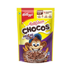 Kellogg's Multigrain Chocos Moons & Stars, High In Calcium & Protein,Essential Vitamins,Iron & Immuno Nutrients